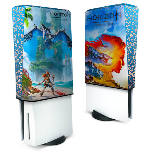 Capa Anti Poeira PS5 Fat Vertical - Horizon Forbidden West