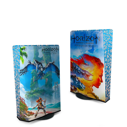 Capa Anti Poeira PS5 Fat Vertical - Horizon Forbidden West
