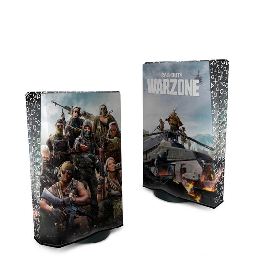 Capa PS5 Fat Anti Poeira Vertical - Call of Duty Warzone