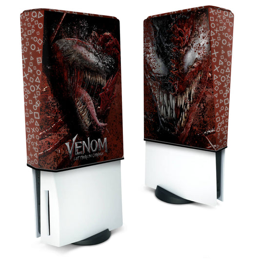 Capa Anti Poeira PS5 Fat Vertical - Venom Tempo de Carnificina