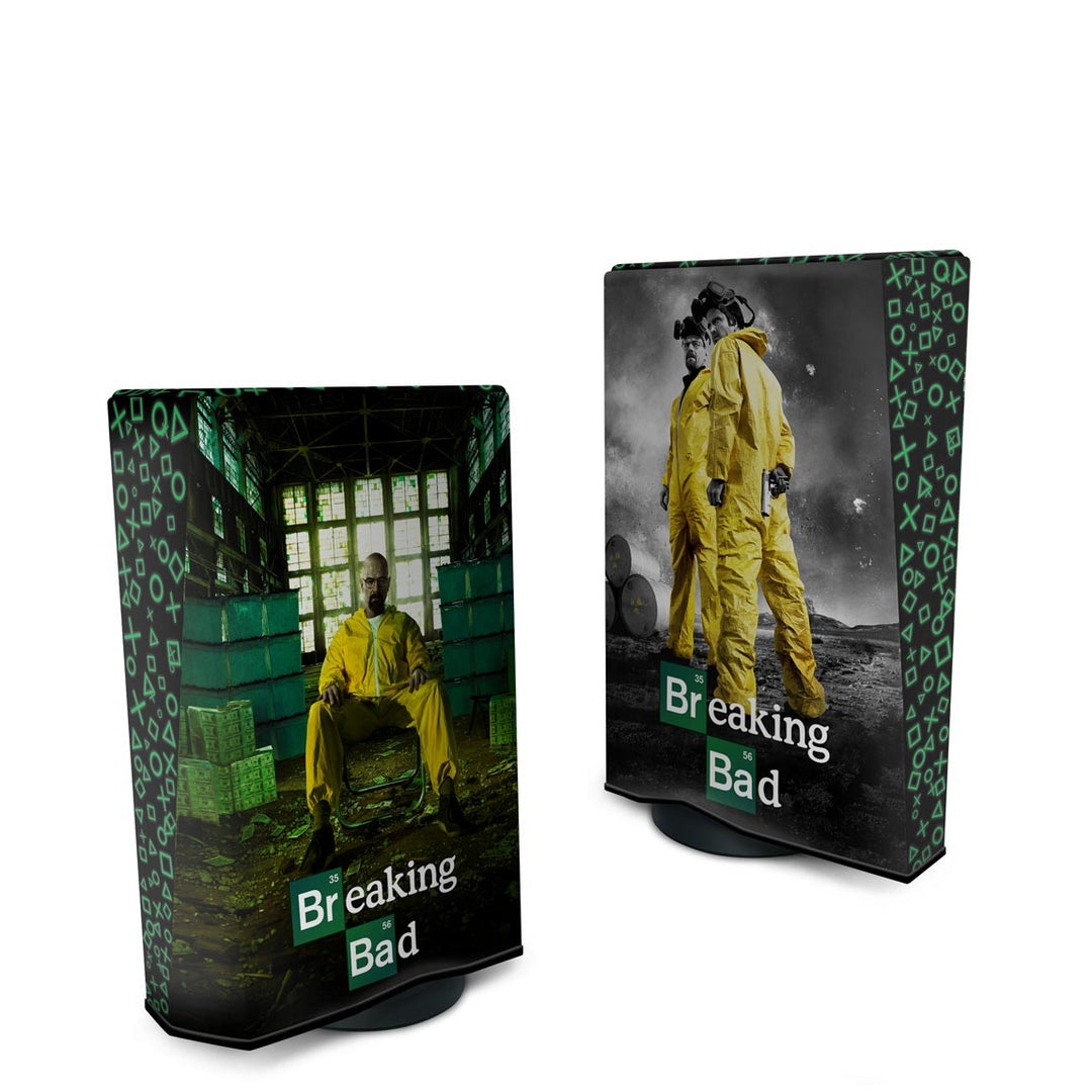 Capa Anti Poeira PS5 Fat Vertical - Breaking Bad - Pop Arte Skins - foto 2