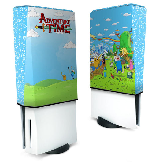 Capa Anti Poeira PS5 Fat Vertical - Hora de Aventura