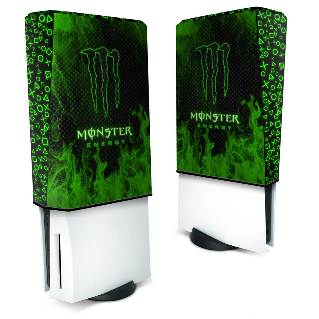 Capa Anti Poeira PS5 Fat Vertical - Monster Energy Drink