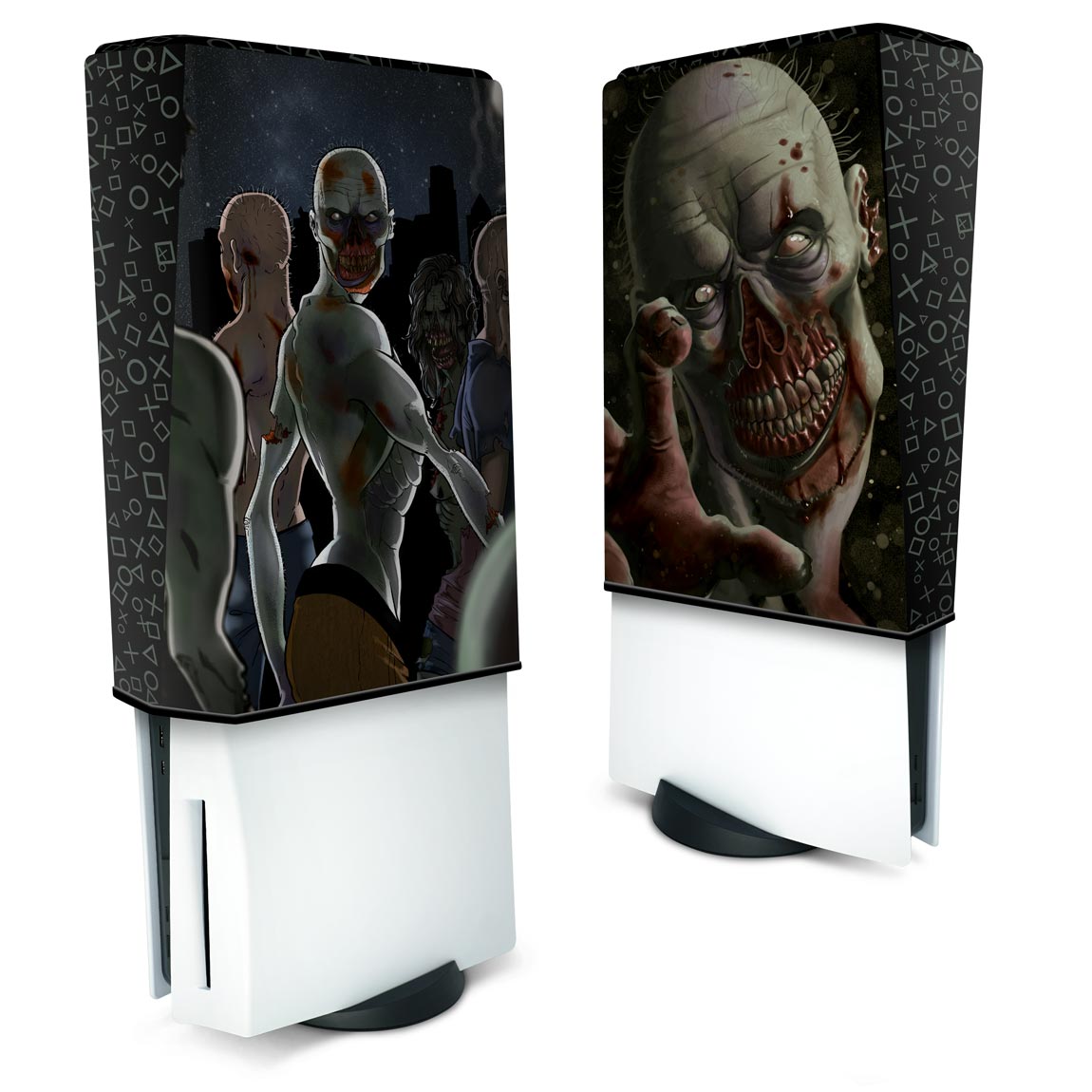 Capa Anti Poeira PS5 Fat Vertical - Zombie Zumbi The Walking