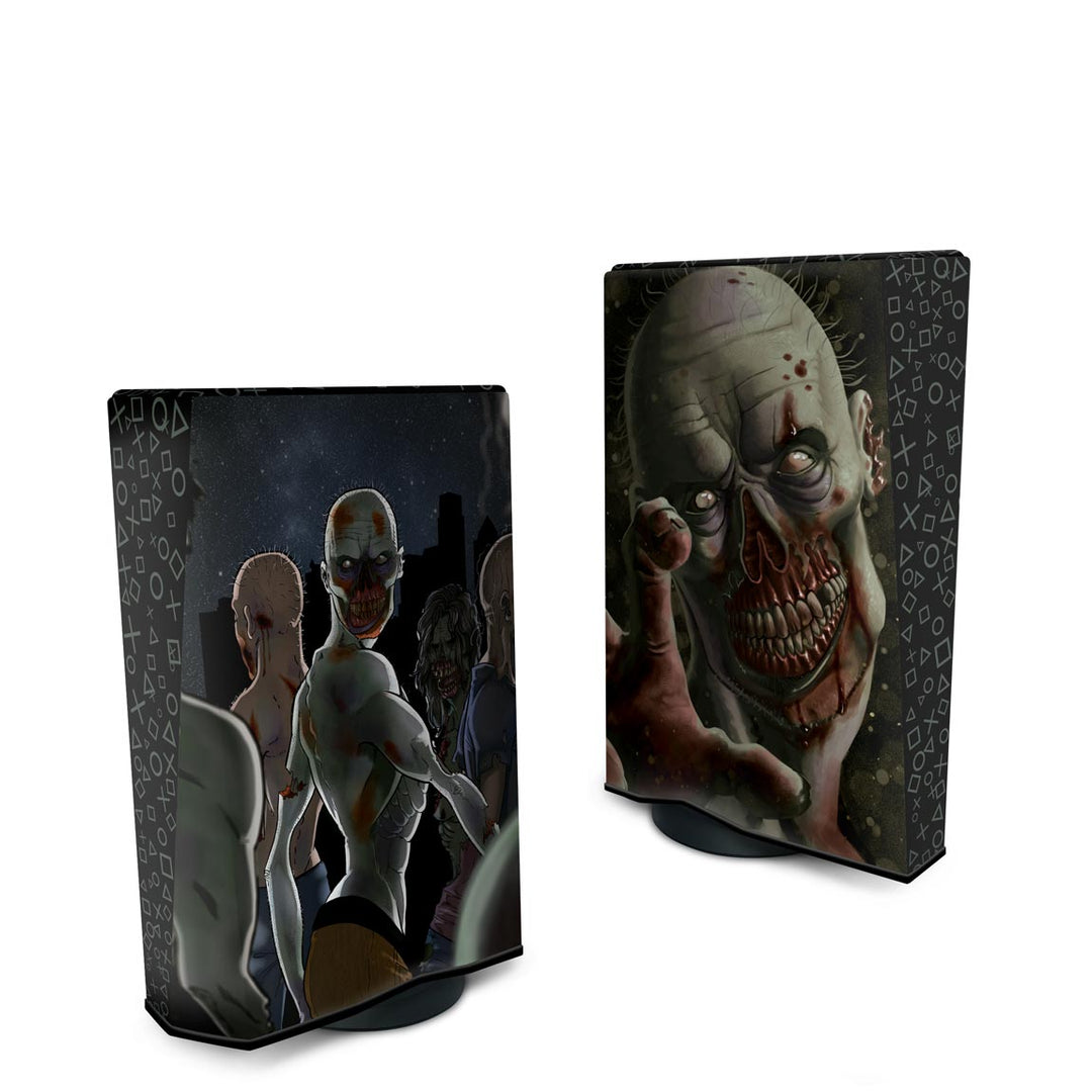 Capa Anti Poeira PS5 Fat Vertical - Zombie Zumbi The Walking - Pop Arte Skins - foto 2