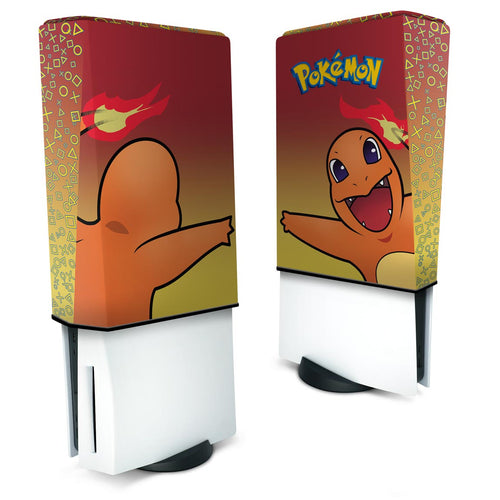 Capa Anti Poeira PS5 Fat Vertical - Pokemon Charmander