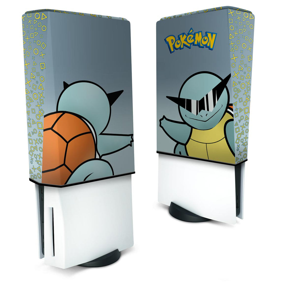 Capa Anti Poeira PS5 Fat Vertical - Pokemon Squirtle