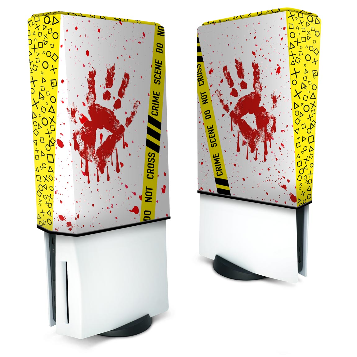 Capa Anti Poeira PS5 Fat Vertical - Cena De Crime Scene