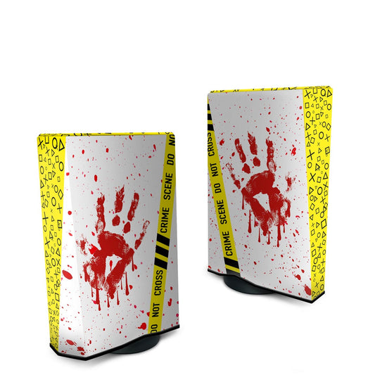Capa Anti Poeira PS5 Fat Vertical - Cena De Crime Scene