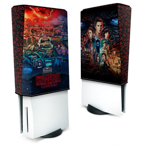 Capa Anti Poeira PS5 Fat Vertical - Stranger Things