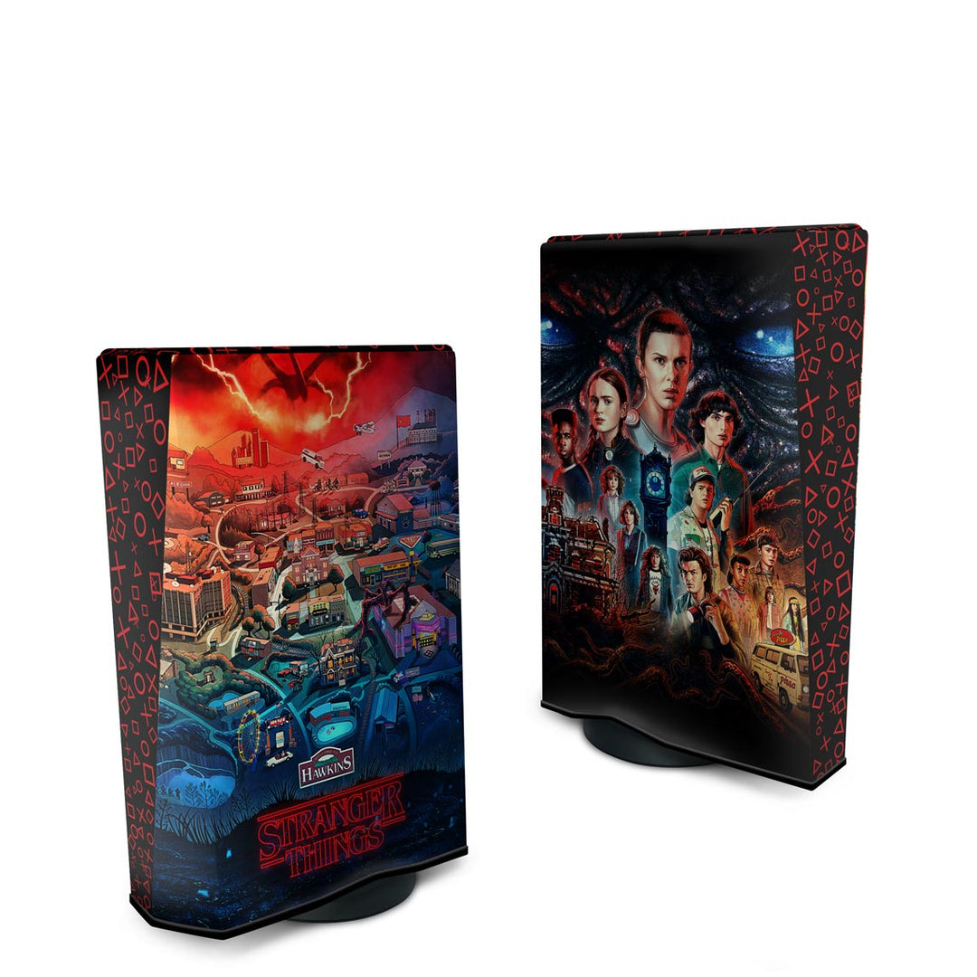 Capa Anti Poeira PS5 Fat Vertical - Stranger Things - Pop Arte Skins - foto 2