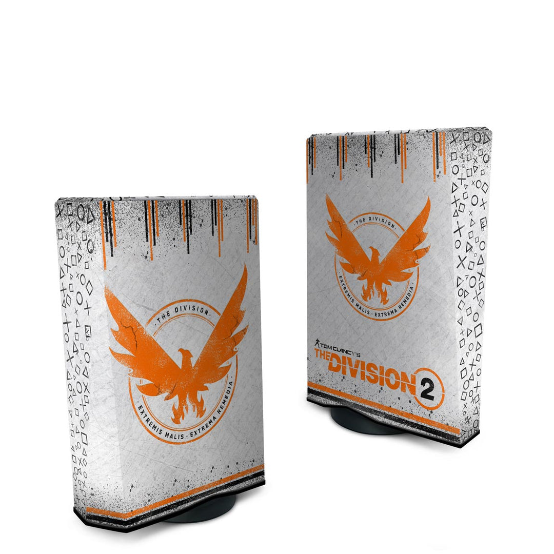 Capa Anti Poeira PS5 Fat Vertical - The Division 2 - Pop Arte Skins - foto 2