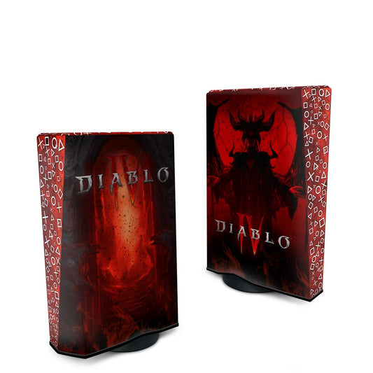 Capa PS5 Fat Anti Poeira Vertical - Diablo IV 4
