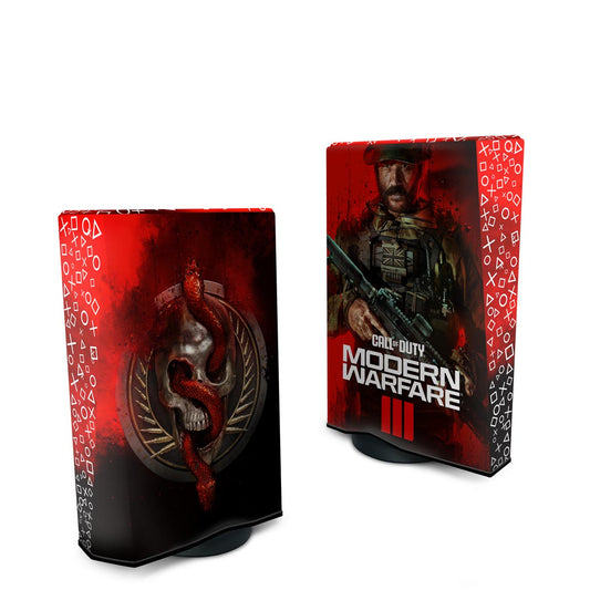 Capa PS5 Fat Anti Poeira Vertical - Call Of Duty Modern Warfare III