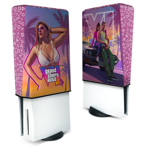 Capa Anti Poeira PS5 Fat Vertical - GTA 6 VI
