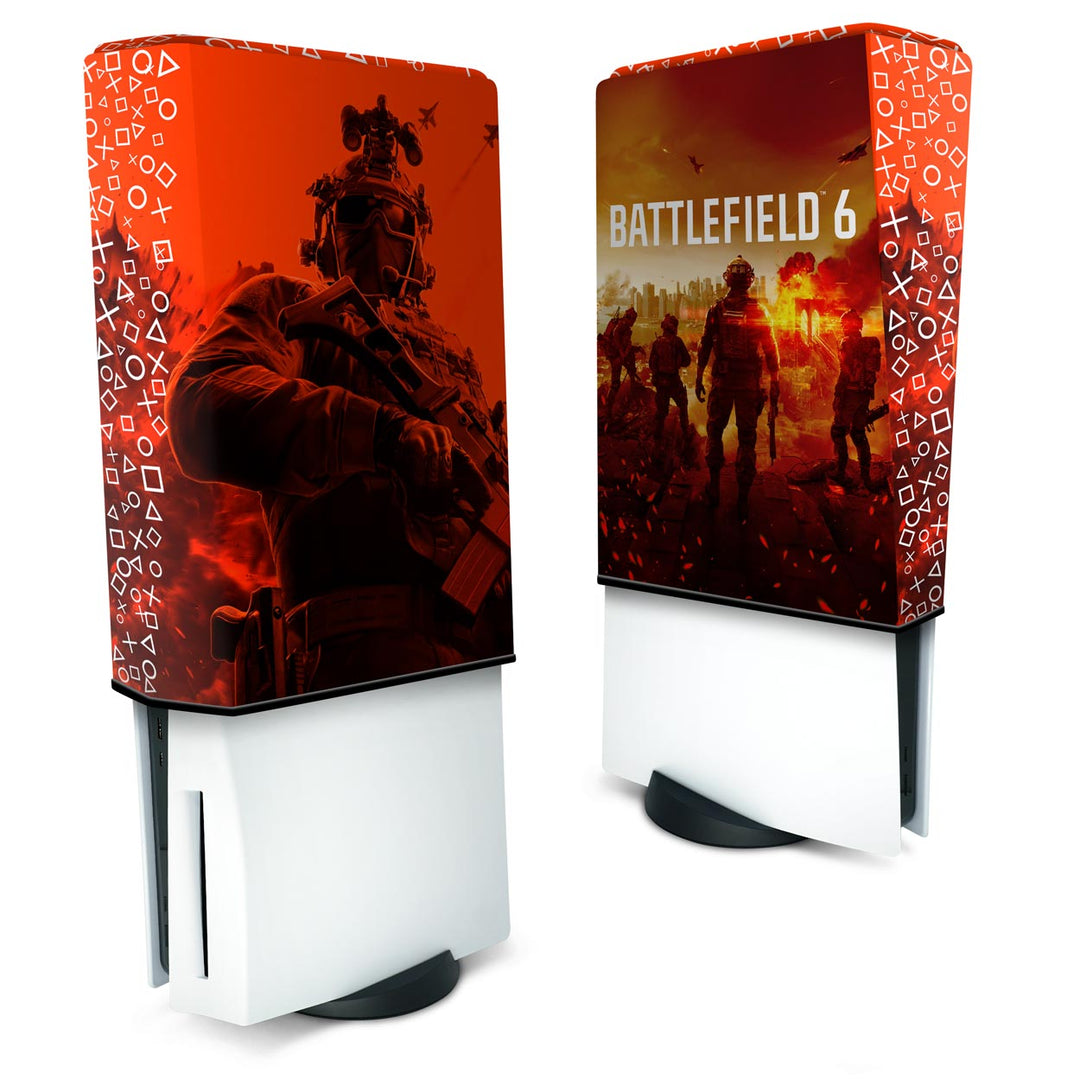 Capa Anti Poeira PS5 Fat Vertical - Battlefield 6
