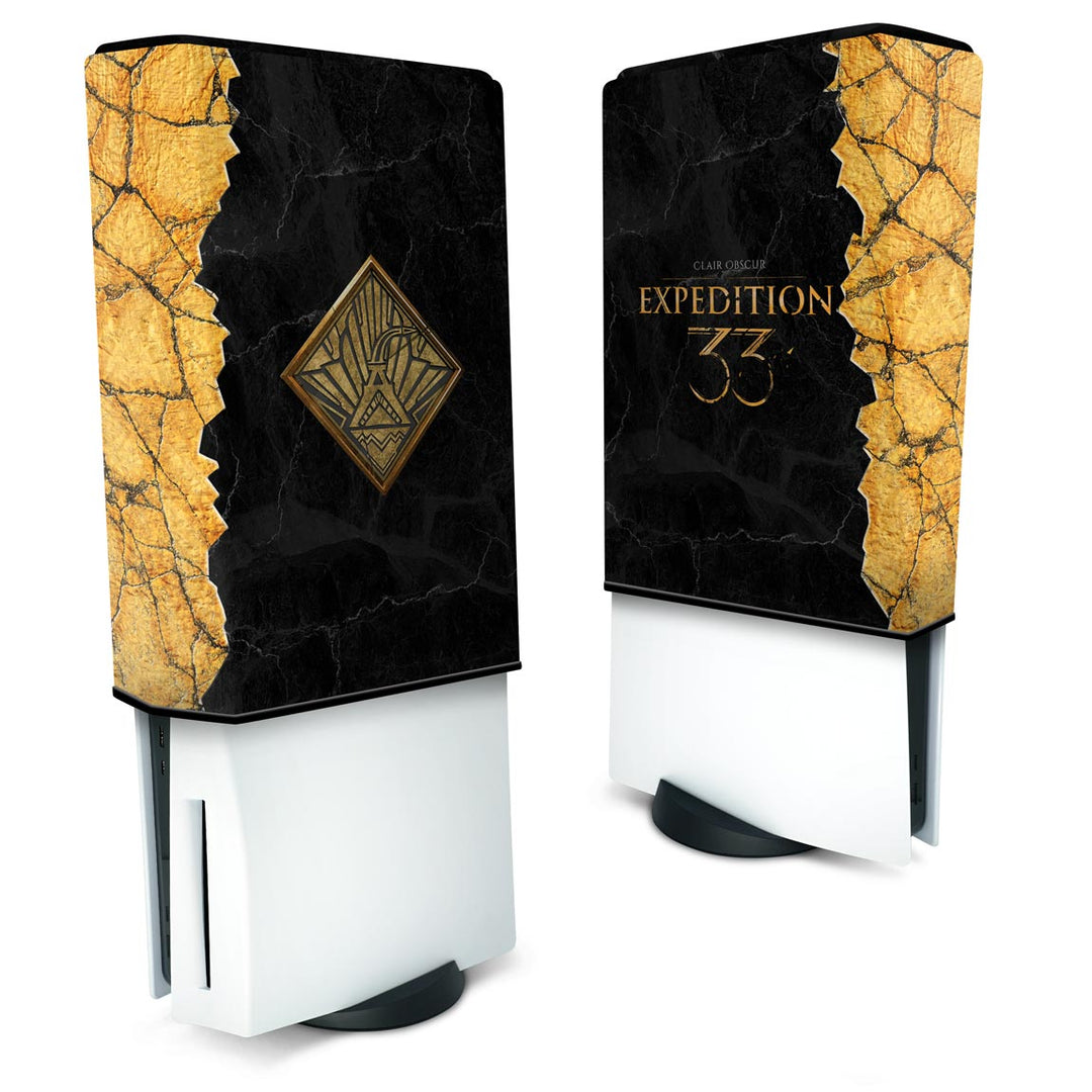 Capa Anti Poeira PS5 Fat Vertical - Clair Obscur: Expedition 33 - Pop Arte Skins