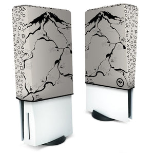 Capa Anti Poeira PS5 Fat Vertical - Ghost Of Yotei - Pop Arte Skins