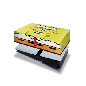 Capa Anti Poeira PS5 Pro Horizontal - Bob Esponja - Pop Arte Skins - foto 4