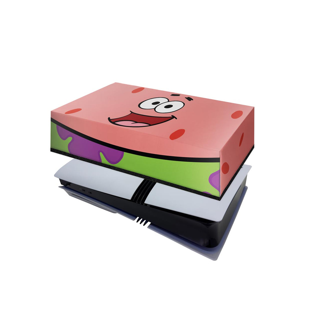Capa Anti Poeira PS5 Pro Horizontal - Patrick - Pop Arte Skins