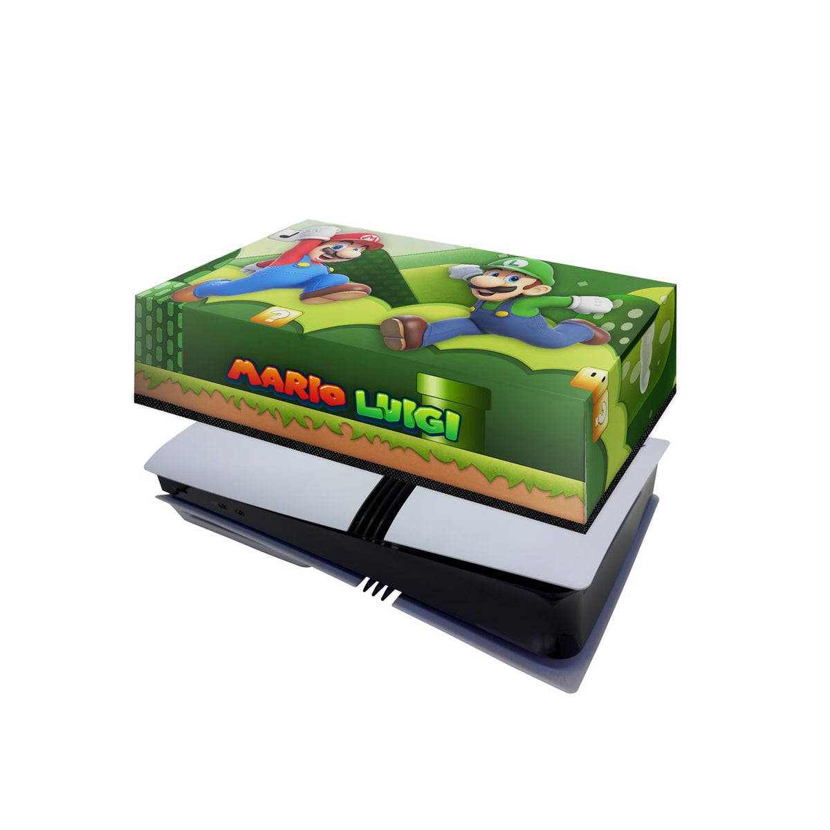 Capa Anti Poeira PS5 Pro Horizontal - Super Mario
