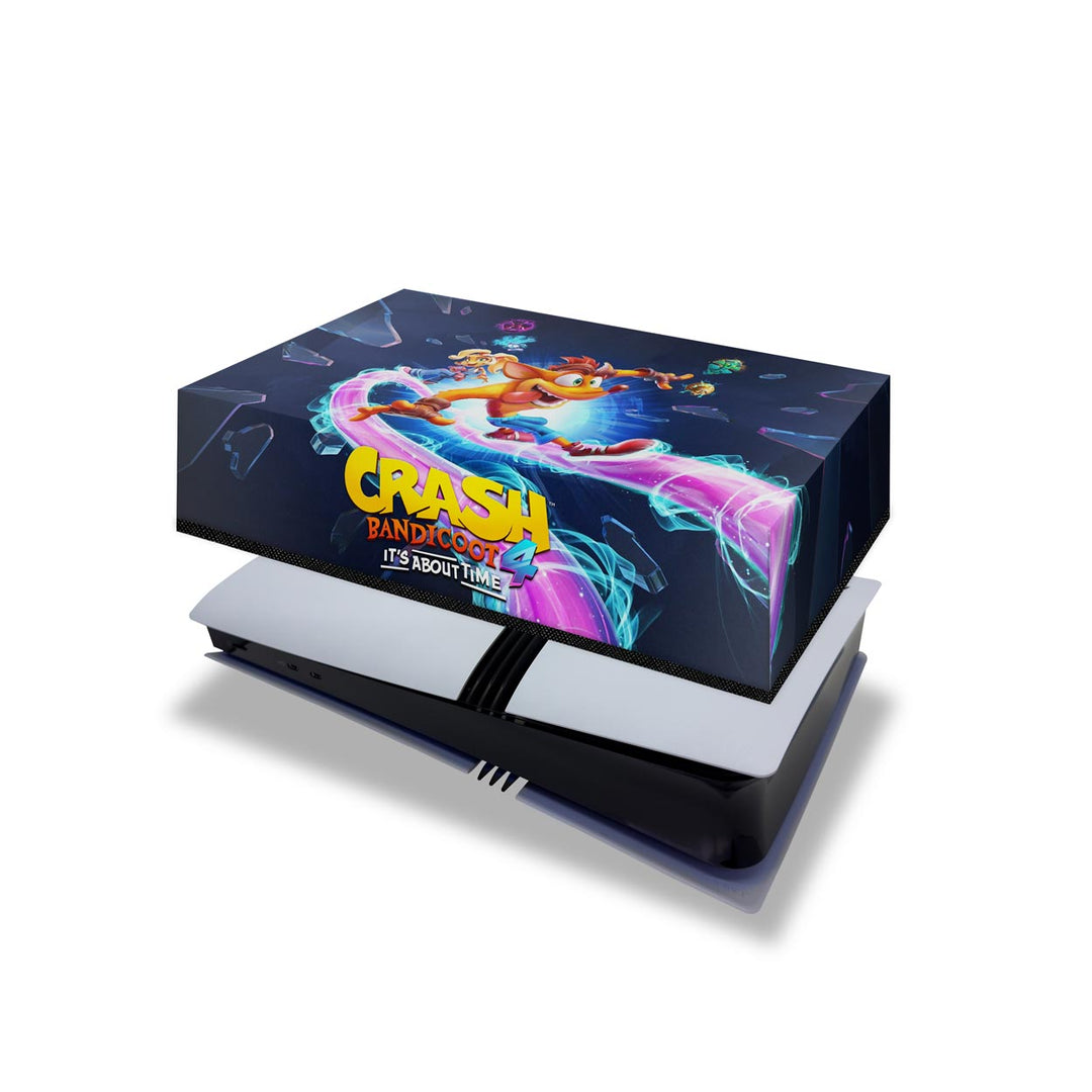Capa Anti Poeira PS5 Pro Horizontal - Crash Bandicoot 4 - Pop Arte Skins - foto 4