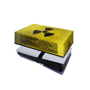 Capa Anti Poeira PS5 Pro Horizontal - Radioativo - Pop Arte Skins