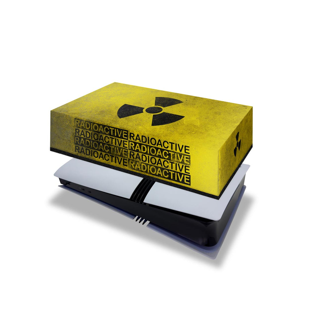 Capa Anti Poeira PS5 Pro Horizontal - Radioativo - Pop Arte Skins - foto 4
