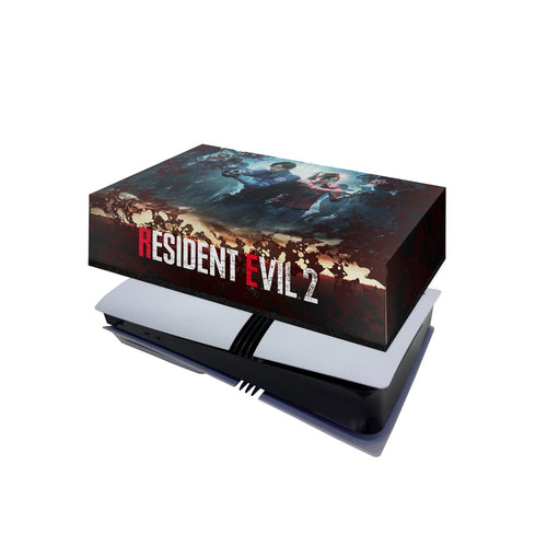Capa Anti Poeira PS5 Pro Horizontal - Resident Evil 2 Remake
