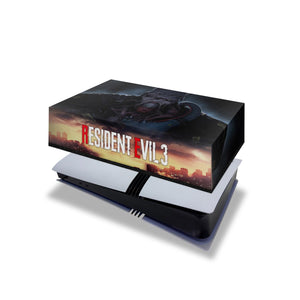 Capa Anti Poeira PS5 Pro Horizontal - Resident Evil 3 Remake - Pop Arte Skins - foto 3