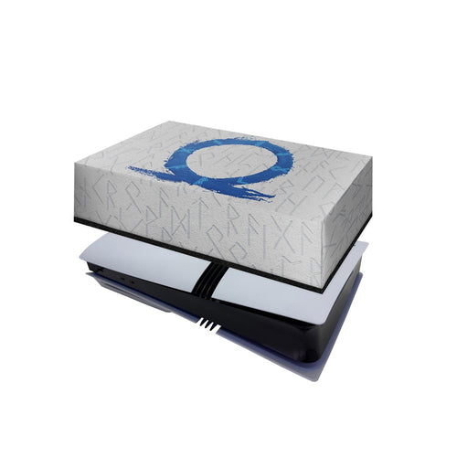 Capa Anti Poeira PS5 Pro Horizontal - God Of War Ragnarok