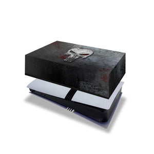 Capa Anti Poeira PS5 Pro Horizontal - The Punisher Justiceiro - Pop Arte Skins - foto 4