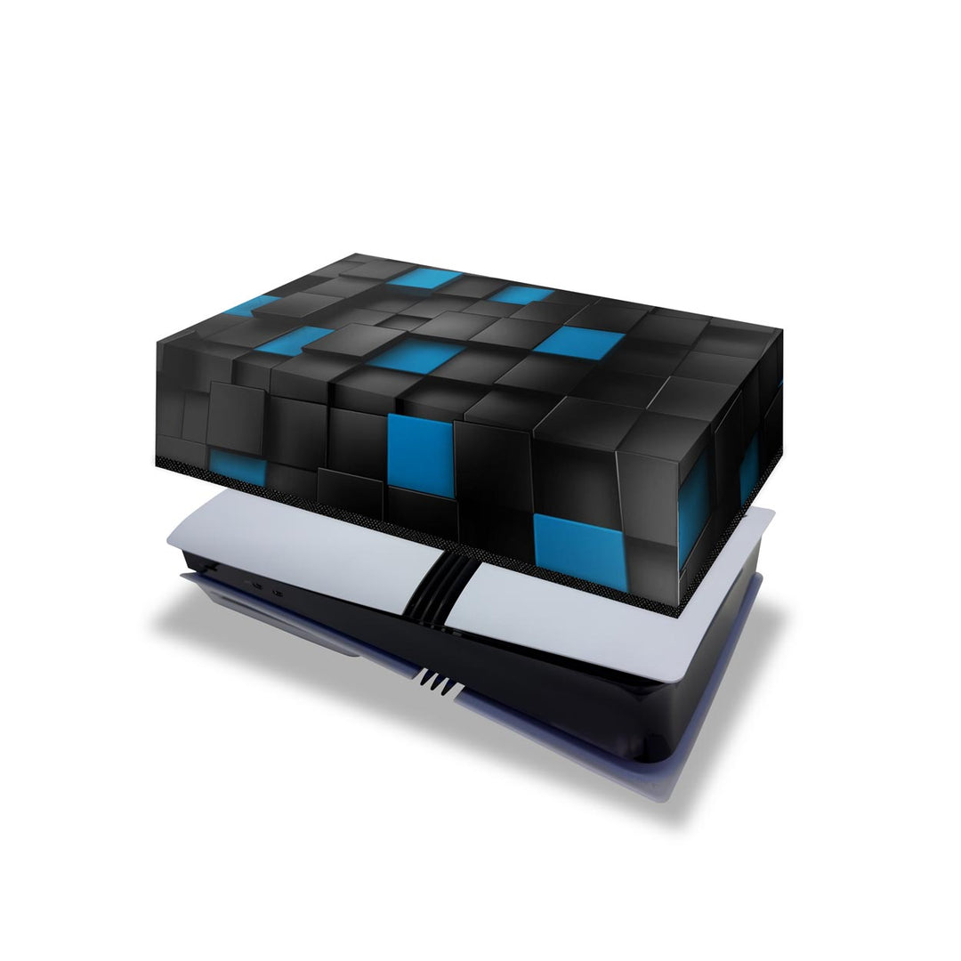 Capa Anti Poeira PS5 Pro Horizontal - Cubos - Pop Arte Skins