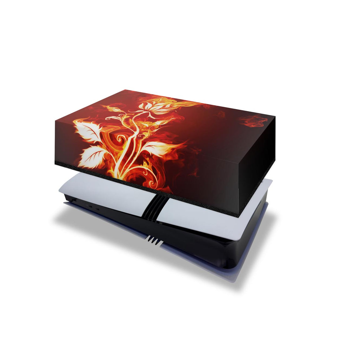 Capa Anti Poeira PS5 Pro Horizontal - Fire Flower - Pop Arte Skins - foto 4