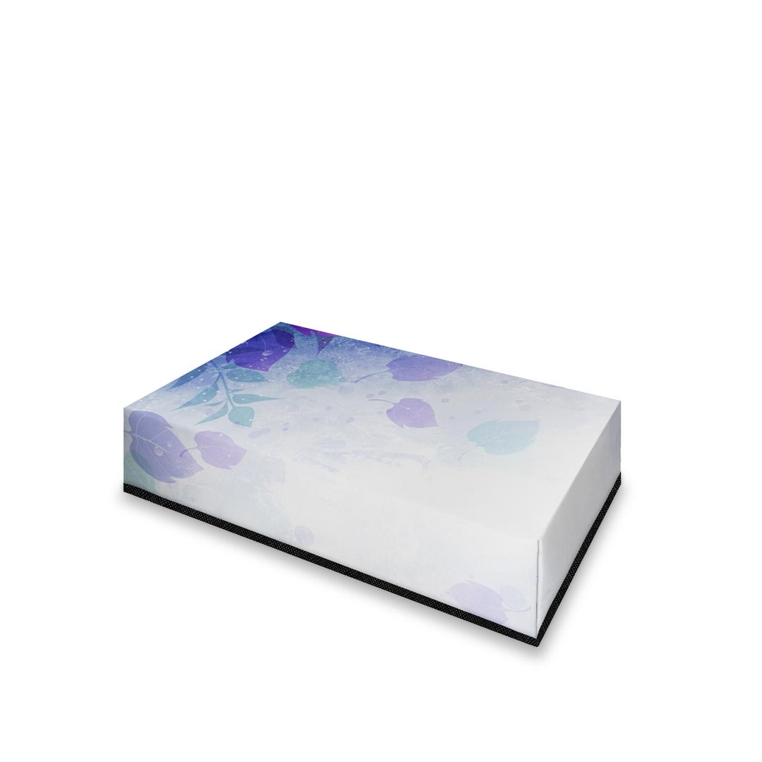 Capa Anti Poeira PS5 Pro Horizontal - Folhas Lilás - Pop Arte Skins - foto 2