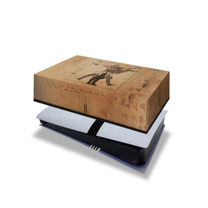 Capa Anti Poeira PS5 Pro Horizontal - Assassin’S Creed Vitruviano - Pop Arte Skins - foto 4