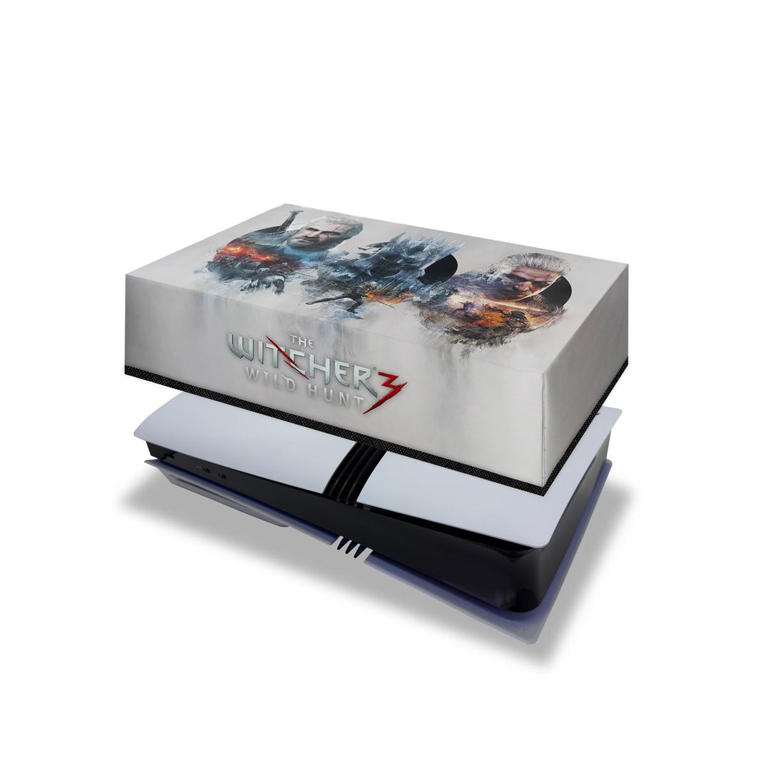 Capa Anti Poeira PS5 Pro Horizontal - The Witcher 3 - Pop Arte Skins