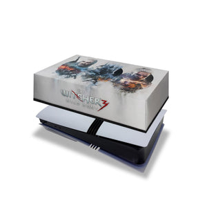 Capa Anti Poeira PS5 Pro Horizontal - The Witcher 3 - Pop Arte Skins