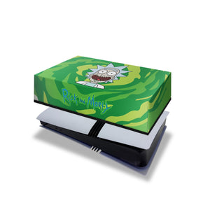 Capa Anti Poeira PS5 Pro Horizontal - Rick And Morty - Pop Arte Skins - foto 4