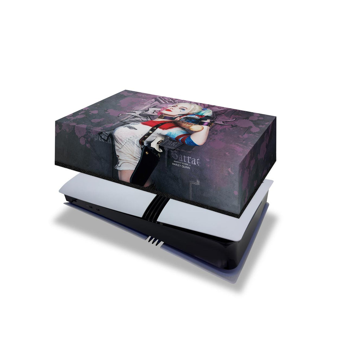 Capa Anti Poeira PS5 Pro Horizontal - Arlequina Harley Quinn - Pop Arte Skins - foto 4