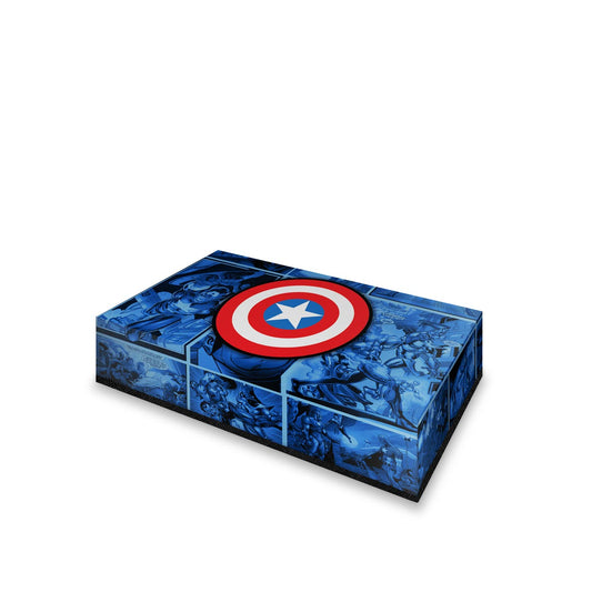 PS5 Pro Capa Anti Poeira Horizontal - Capitão América Comics