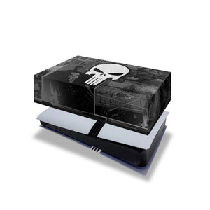 Capa Anti Poeira PS5 Pro Horizontal - The Punisher Justiceiro Comics - Pop Arte Skins - foto 4