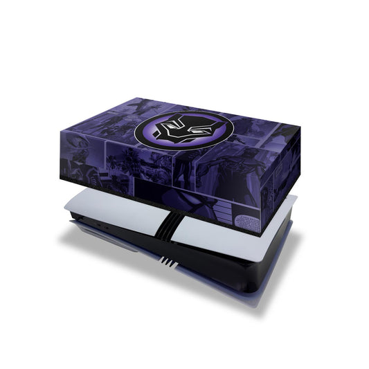 PS5 Pro Capa Anti Poeira Horizontal - Pantera Negra Comics