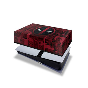 Capa Anti Poeira PS5 Pro Horizontal - Deadpool Comics - Pop Arte Skins - foto 4