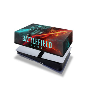 Capa Anti Poeira PS5 Pro Horizontal - Battlefield 2042 - Pop Arte Skins