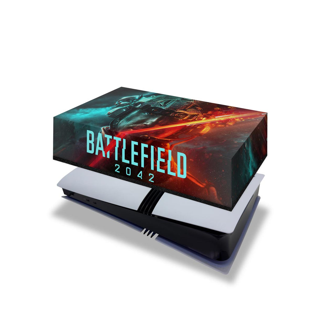 Capa Anti Poeira PS5 Pro Horizontal - Battlefield 2042 - Pop Arte Skins - foto 4