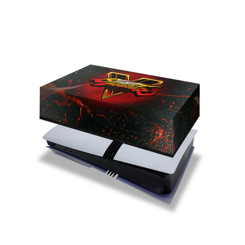 Capa Anti Poeira PS5 Pro Horizontal - Street Fighter V