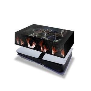 Capa Anti Poeira PS5 Pro Horizontal - Zombie Zumbi The Walking - Pop Arte Skins