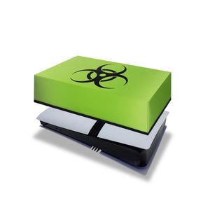 Capa Anti Poeira PS5 Pro Horizontal - Biohazard Radioativo - Pop Arte Skins - foto 4
