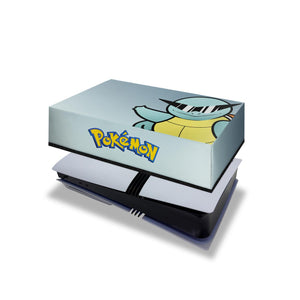 Capa Anti Poeira PS5 Pro Horizontal - Pokemon Squirtle - Pop Arte Skins